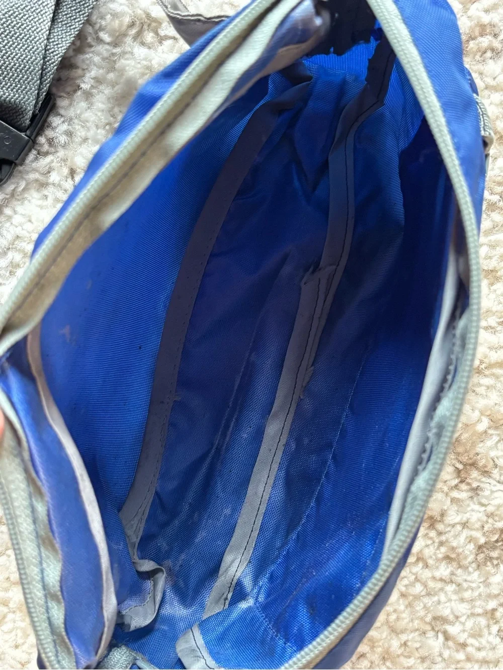 Vintage High Sierra Blue Fanny Pack Waist Pack Belt Bag Retro Outdoor Hiking